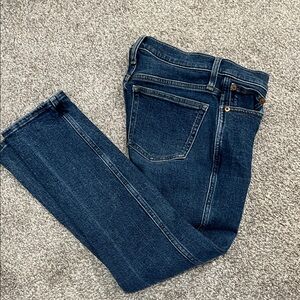 J. Crew Dark Blue Straight Leg Jeans